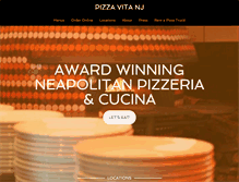 Tablet Screenshot of pizzavitanj.com